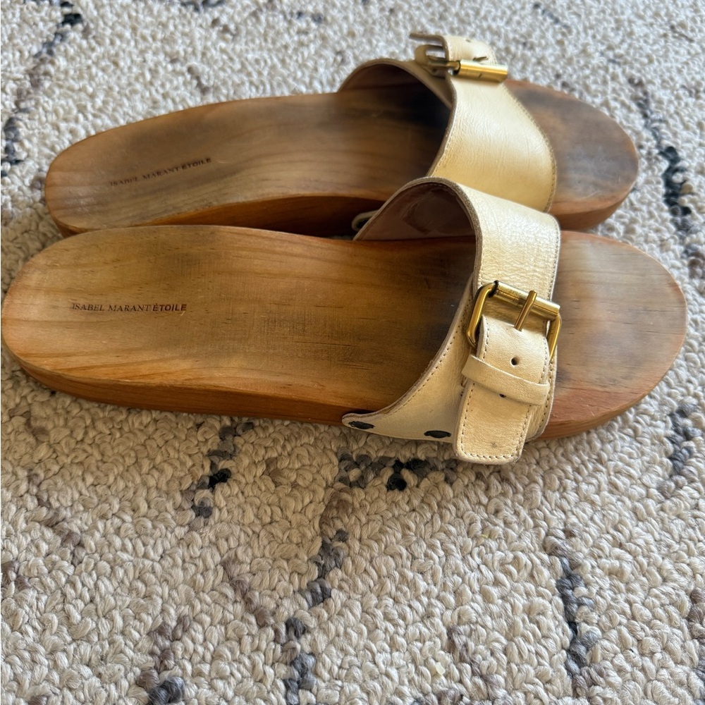 Isabel Marant Wooden Slides